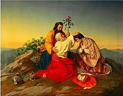Adolf Weidlich: Požehnání na hoře (1842)