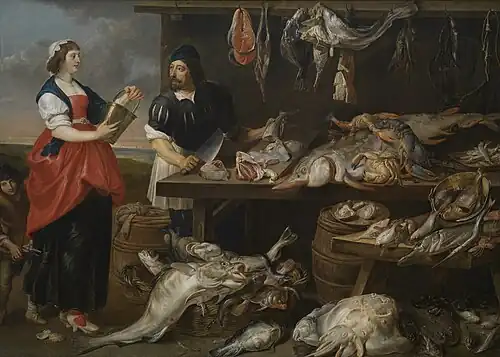 Stánek obchodníka s rybami (1640)