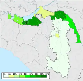 Mapa rozšíření jazyka