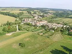 Letecký pohled na Porvu