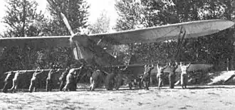 A-101 (LA-002) španělského republikánského letectva na letišti La Señara v roce 1938[1]