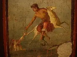 Frixos a Hellé, pompejská freska z poloviny 1. století