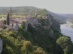 Pohled na městečko Aiguèze (2006)