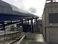 Dopravník nad budoucí stanicí