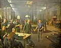 Závazky svazáků, kolem 1950 (olej na plátně)