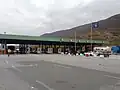 Albánsko-kosovský hraniční přechod Morinë-Vërmicë (kosovská strana)