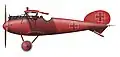 Rudý Albatros D.V lídra JG I, Manfreda von Richthofen.