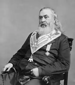 Fotografie Alberta Pikea (Mathew Brady, pořízeno někdy mezi lety 1865 a 1880)