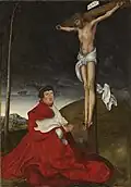 Kardinál Albrecht Brandenburský před křížem (1520)