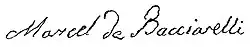 Marcello Bacciarelli – podpis