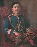 portrét krále Alexandra I. Karađorđeviće