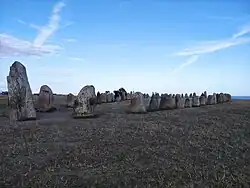 Ales stenar, Švédsko
