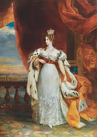 Portrét carevny Alexandry Fjodorovny, 1826