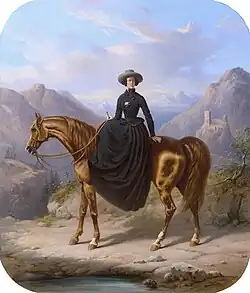 Alexine Tinne od Henri d'Ainecy Montpezat (1849). Sbírka Haagského historického muzea