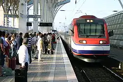 AlfaPendular na lisabonském nádraží Oriente