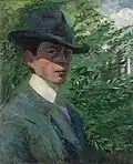 Alfréd Justitz Autoportrét (1904)