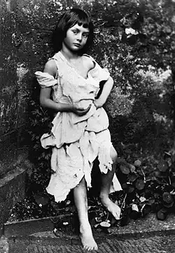 Lewis Carroll: portrét Alice Liddellové, 1858