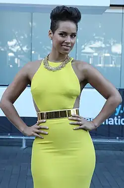 Alicia Keys v roce 2013 v australském městě Sydney.