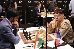 Firouzja vs. Gukesh (Round 7)