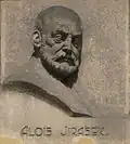 Reliéf Aloise Jiráska v Olomouci