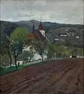 Alois Kalvoda Kostel sv. Jakuba Většího v Městečku u Křivoklátu (1904)