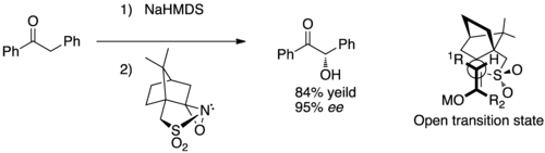Asymetrická oxaziridinová hydroxylace