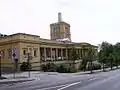 Barevná fotografie historizující budovy městských lázní v Žitavě