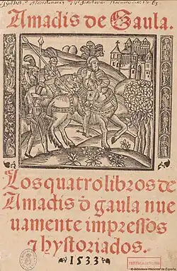 Amadís Waleský, vydání z roku 1533