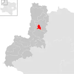 Amaliendorf-Aalfang na mapě