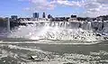 Niagarské vodopády v zimě