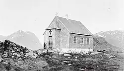 Fotografie kostela v Ammassiviku z roku 1892