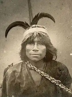 Muž z kmene Ašaninků, 1888