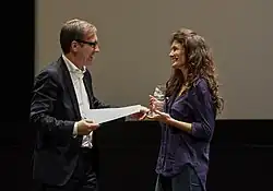 Ana Dias dostává cenu na konferenci ExpoFoto Conference, 2017