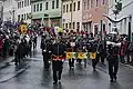 Průvod hornických spolků v Annabergu