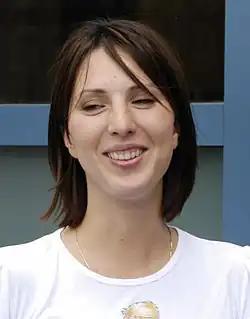 Myskinová v roce 2008
