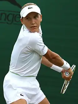 Erika Andrejevová ve Wimbledonu 2023
