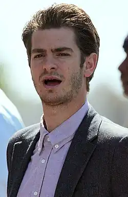 Andrew Garfield na premiéře filmu Amazing Spider-Man 2 v roce 2014