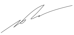 Andris Piebalgs, podpis