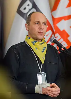 Andrij Volodymyrovyč Parubij (26. ledna 2014)
