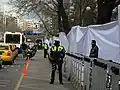 Policejní opatření v místě útoku dne 15. března