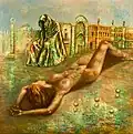 'Být či nebýt', 1982, 100 cm × 100 cm