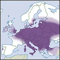 Areál rozšíření