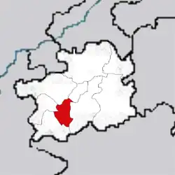 Anšun na mapě