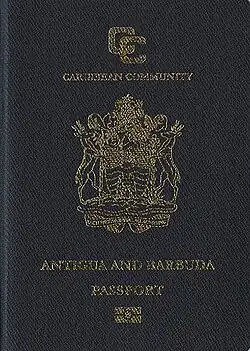 Cestovní pas Antigui a Barbudy