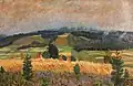 Antonín Hudeček Krajina z Machova (studie)