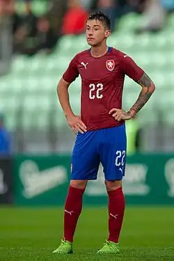 Vaníček v dresu reprezentace do 21 let (2019)