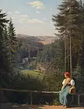 Údolí Mže u Tachova, 1858