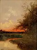 Anton Waldhauser Západ slunce