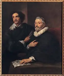 Anton van Dyck: Dvojportrét Pietra de Jode staršího a mladšího