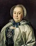 Alexej Petrovič Antropov, Portrét M. Rumjancevové, 1764, olej na plátně